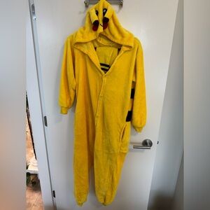Adult Pikachu Onesie with Matching Socks